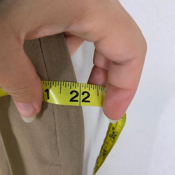 Eileen Fisher Linen Blend Pull On Tapered Pants Size 18 - Picture 8 of 13